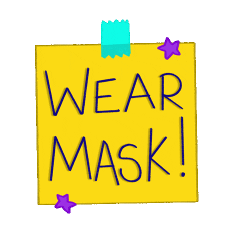 Sick Mask Sticker by Katharine Kow
