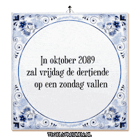 Humor October Sticker by Tegelspreuken.nl