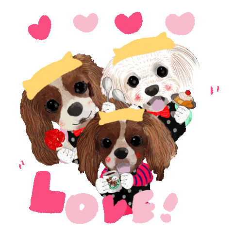 In Love 犬 Sticker