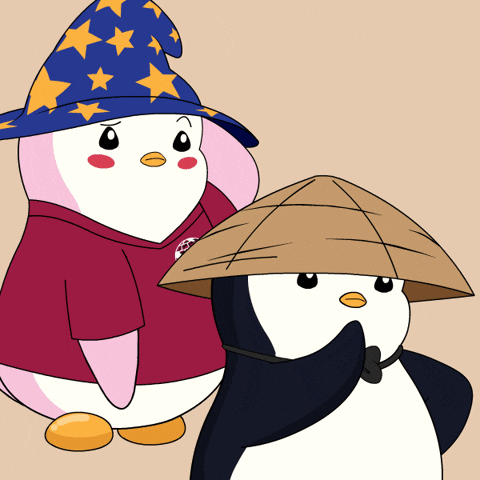 Thinking Think GIF by Pudgy Penguins