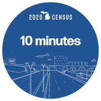 Census 2020 Countmein Sticker by Michigan Census