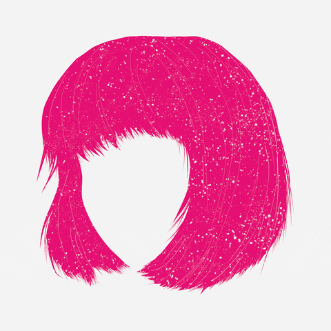 unitedwefly giphyupload pink hair record label GIF