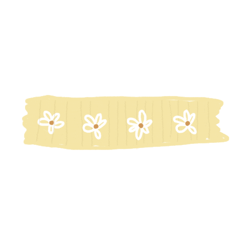 corazondepurpurina giphyupload flowers washitape washi Sticker