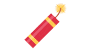 emojivid emoji emojivid objects firecracker Sticker