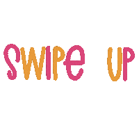 Pink Swipe Up Sticker