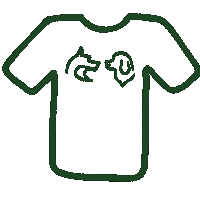 T-Shirt Nachhaltig Sticker by Hunderunde