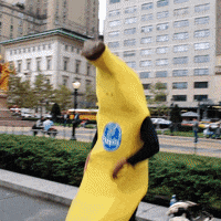 nyc banana GIF by Chiquita