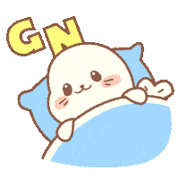 Tired Good Night Sticker by Sappy Seals