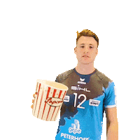 Volleyball Popcorn Sticker by SWD Powervolleys Düren