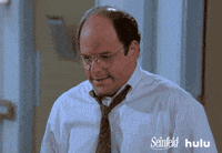 george costanza seinfeld GIF by HULU