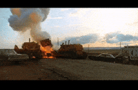 Burning Vanishing Point GIF