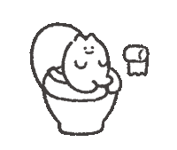 Cat Bathroom Sticker