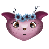 Kids Rosa Sticker by Stephanie Schick