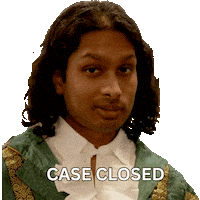Case Closed Facts Sticker by Ashwin Gane