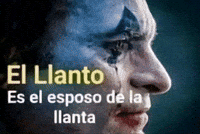 Elcreadordegifpopulares cry llorar the jocker el llanto es el esposo de la llanta GIF