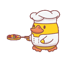 Chef Cooking Sticker by FOMO Duck
