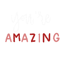 Pink You Are Amazing Sticker