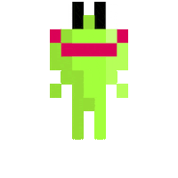 Pixel Frog Sticker by Onix Pink Shop