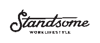 Standsome logo standing desk standsome stehschreibtisch Sticker