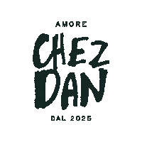 ChezDan logo pizza restaurant amore Sticker