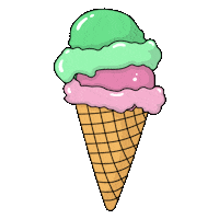 Melting Ice Cream Sticker by Studio Neuhaus