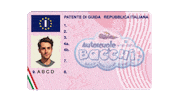 License Patente Sticker by Autoscuola Bacchi