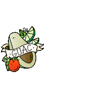 officialdeltaco psychedelic tacos guacamole guac Sticker