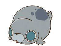 Happy Harbour Seal Sticker