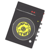 SimpleStupidRecords recordlabel iayze aldn midwxst Sticker