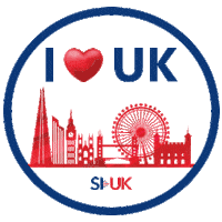 SI-UK study in uk london bridge siuk si-uk Sticker