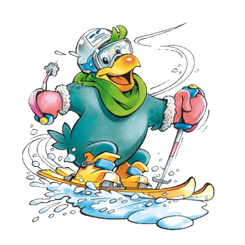 OK-Bergbahnen ski adler maskottchen wintersport Sticker