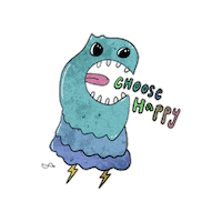 Monster Choose Happy Sticker by Skroove