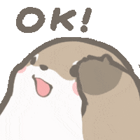 chuchuotter yes ok right otter Sticker