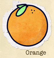 Orange Fruit GIF by Kev Lavery