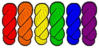 Rainbow Gay Sticker by Gritty Knits