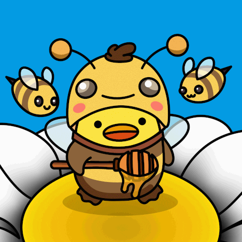 digitalducks giphyupload stabby quacks cartoon duck GIF