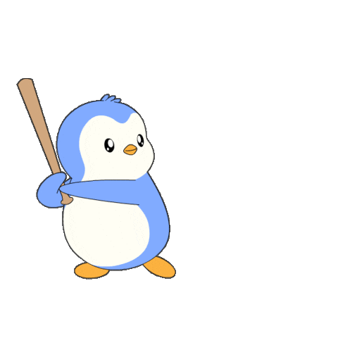 Home Run Baseball Sticker by Pudgy Penguins