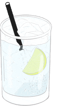 Gin Tonic Summer Sticker