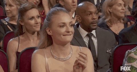Sophie Turner Applause GIF by Emmys