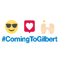 town of gilbert Sticker by Gilbert, Arizona