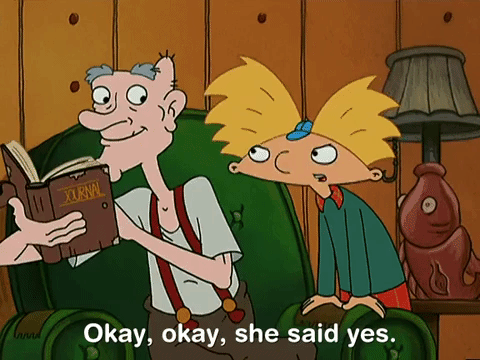 hey arnold nicksplat GIF