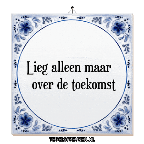 Humor Spanning Sticker by Tegelspreuken.nl
