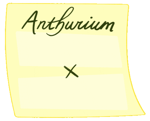 Anthurium Plantsale Sticker