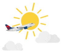 summer travel Sticker by Delta Air Lines
