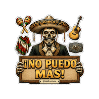 Mexico No Puedo Mas Sticker