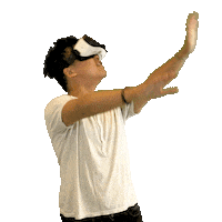 Blauw-Gras game animation gaming design Sticker