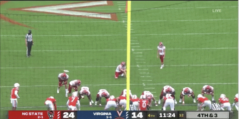 therealessad giphygifgrabber football uva ncstate GIF