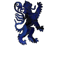 Bouncing Lion Rampant Sticker by Aurora Beach Volleyball