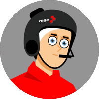 SwissAirRescue switzerland aviation rega 1414 Sticker