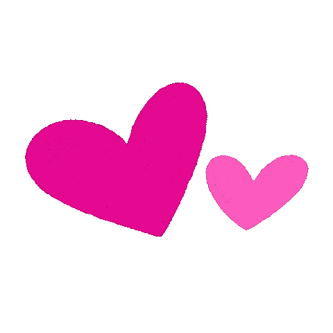 Love You Hearts Sticker